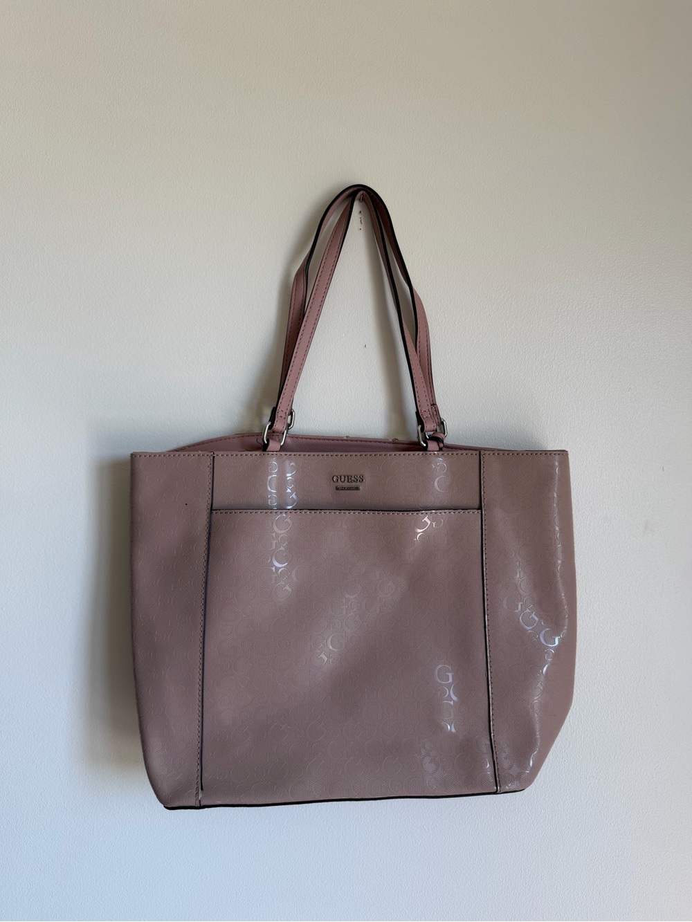 Guess Los Angeles Blush Pink Tote Bag Shoulder Purse